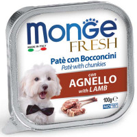 Monge Dog Fresh Agnello вологий корм з ягнятиною для дорослих собак 100 гр