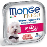 Monge Dog Fresh Maiale вологий корм зі свининою для дорослих собак 100 гр