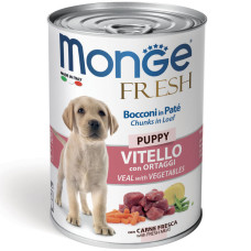 Monge Dog Fresh Vitello Puppy вологий корм з телятиною для щенят 400 гр