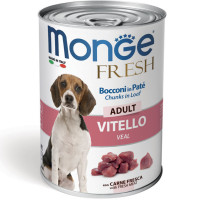 Monge Dog Fresh Vitello вологий корм з телятиною для дорослих собак 400 гр