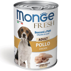 Monge Dog Fresh Pollo вологий корм з куркою для дорослих собак 400 гр