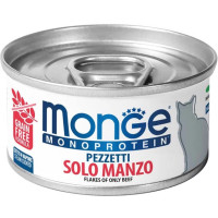 Monge Cat Wet Monoprotein Manzo влажный корм с говядиной для котов 80 гр