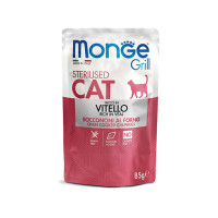 Monge Cat Grill Wet Sterilised Vitello вологий корм з телятиною для стерилізованих котів 85 гр
