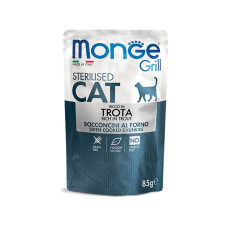 Monge Cat Grill Wet Sterilised Trota вологий корм з фореллю для стерилізованих котів 85 гр