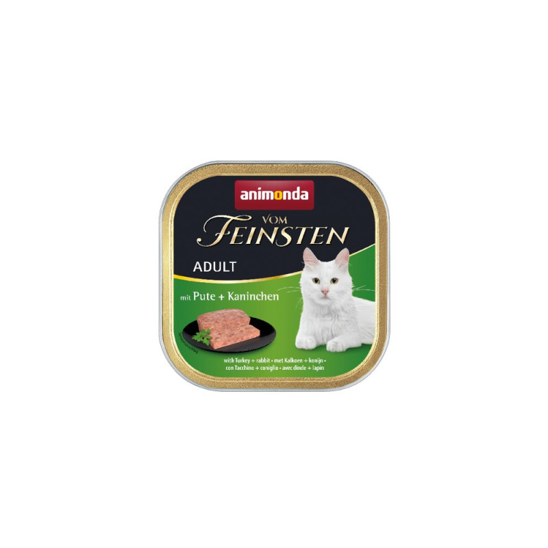 Animonda Vom Feinsten вологий корм з індичкою та кроликом для котів 100 гр