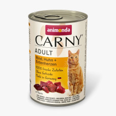 Animonda Carny влажный корм с говядиной, курицей и уткой для котов 400 гр