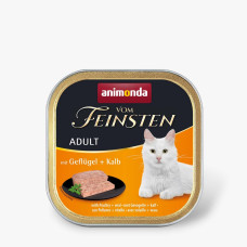 Animonda Vom Feinsten вологий корм з телятиною та птицею для котів 100 гр