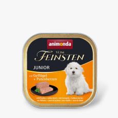 Animonda Vom Feinsten Junior вологий корм з куркою та серцем індички для щенят 150 гр