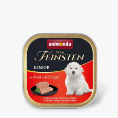 Animonda Vom Feinsten Junior влажный корм с говядиной и птицей для щенят 150 гр