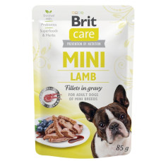 Brit Care Mini Fillets Lamb Gravy влажный корм с ягненком для собак малых пород, 85 гр