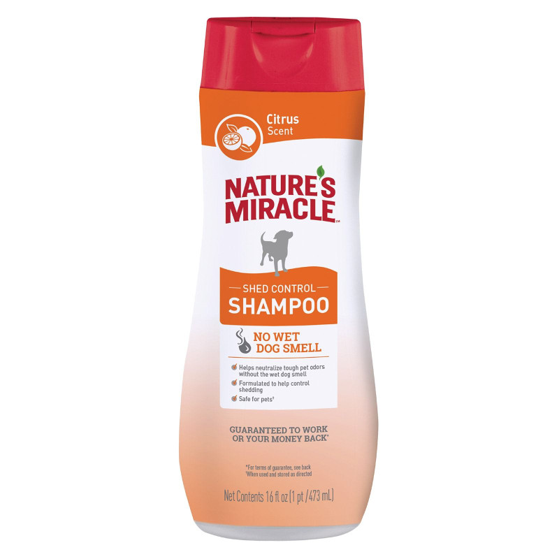 Nature's Miracle Shed Control Citrus Shampoo шампунь против линьки у собак, 473 мл