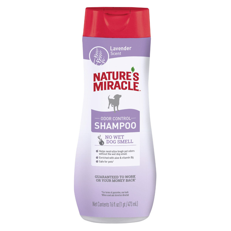 Nature's Miracle Odor Control Lavender Shampoo шампунь от запаха шерсти у собак, 473 мл