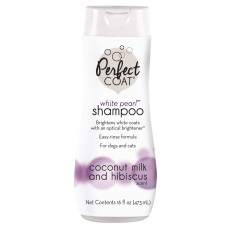 8in1 Perfect Coat White Pearl Shampoo отбеливающий шампунь для собак, 473 мл