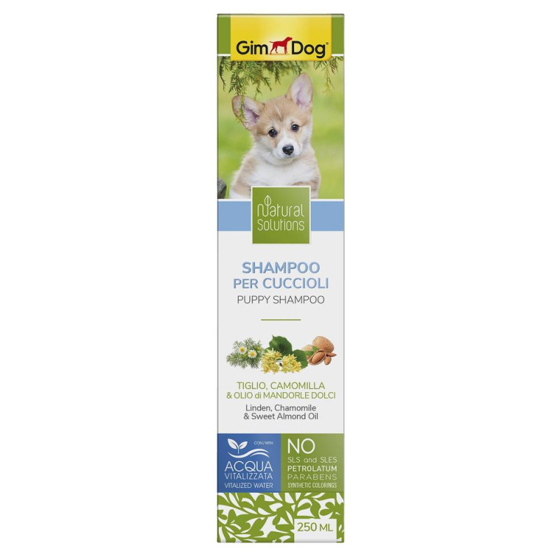 GimDog Natural Solutions шампунь для регулярного ухода за шерстью щенков, 250 мл