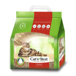 Cat's Best Eko Plus (Original) деревянный наполнитель для кошачьего туалета комкующийся без запаха, 2.1 кг