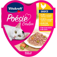 Vitakraft Poesie Creation Chicken влажный корм для котов с курицей, 85 гр