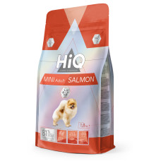 HiQ Mini Adult Salmon сухой корм с лососем для собак малых пород 1.8 кг