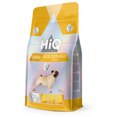 HiQ Mini Golden Age Care сухой корм с мясом птицы для стареющих собак малых пород 1.8 кг