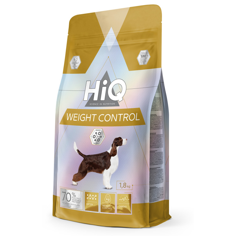 HiQ Weight Control сухой корм для контроля веса собак всех пород 1.8 кг