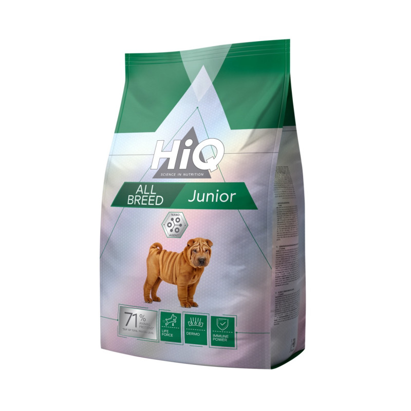 HiQ All Breed Junior сухий корм з м'ясом птиці для щенят та юніорів усіх порід 2.8 кг