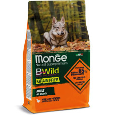 Monge BWild GF All Breeds Anatra сухий корм із качкою для собак, 2.5 кг