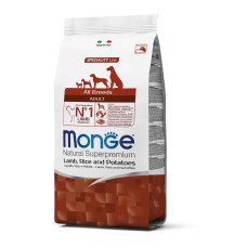 Monge Monoprotein Dog Adult All Breeds Agnello сухий корм з ягнятком для собак, 15 кг