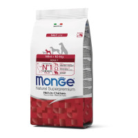 Monge Dog Adult Mini Ricco сухий корм з куркою для собак дрібних порід, 0.8 кг