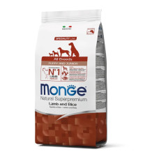 Monge Monoprotein Puppy and Junior All Breeds Agnello сухий корм з ягнятком для цуценят, 2.5 кг