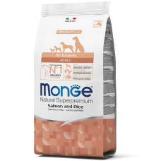 Monge Monoprotein Dog Adult All Breeds Salmone сухий корм із лососем для собак, 15 кг