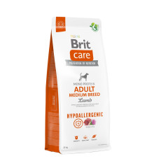 Brit Care Adult Medium Breed Lamb Hypoallegic сухий корм для собак середніх порід з ягням, 12 кг