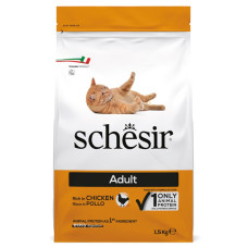 Schesir Cat Adult Chicken сухой корм с курицей для котов, 1.5 кг