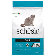 Schesir Cat Adult Fish сухий корм з рибою для котів, 1.5 кг