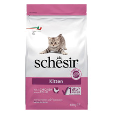Schesir Kitten сухой корм с курицей для котят, 1.5 кг