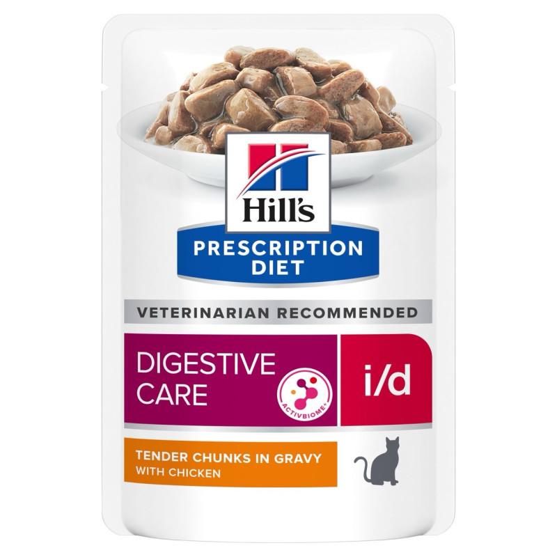 Hill's PD Feline I/D Chicken вологий корм з куркою для кішок з порушеннями травлення 85 гр