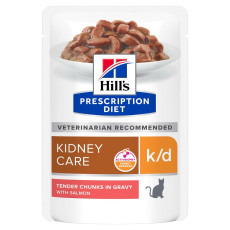 Hill's PD Feline K/D Salmon вологий корм з лососем для котів із захворюваннями нирок 85 гр