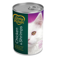 Lovely Hunter Adult Chicken and Shrimps вологий корм з куркою та креветками для котів 400 гр