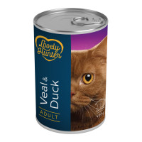 Lovely Hunter Adult Veal and Duck вологий корм з телятиною та качкою для котів 400 гр