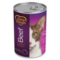 Lovely Hunter Adult with beef влажный корм с говядиной для котов 400 гр