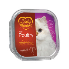 Lovely Hunter Sterilised with Poultry вологий корм з птахом для стерилізованих котів 85 гр