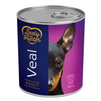 Lovely Hunter Adult Veal влажный корм с телятиной для собак 800 гр