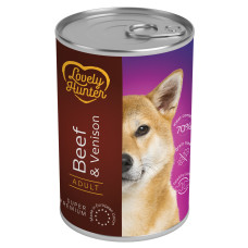 Lovely Hunter Adult with Beef and Venison вологий корм з яловичиною та олениною для собак 400 гр