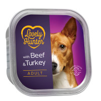 Lovely Hunter Adult Beef and Turkey влажный корм с говядиной и индейкой для собак 150 гр