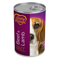 Lovely Hunter Adult Beef and Lamb влажный корм с говядиной и ягненком для собак 400 гр