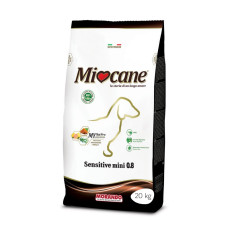 Morando MioCane Mini Sensitive Salmon сухой корм с лососем для взрослых собак мелких пород 20 кг