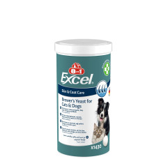 8in1 Excel Brewers Yeast вітаміни для шкіри та шерсті у кішок та собак, 1430 табл