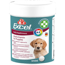 8in1 Excel Multi-Vitamin Puppy вітаміни для здоров'я цуценят та юніорів, 100 табл