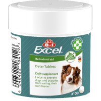 8in1 Excel Deter добавка при копрофагии у собак, 100 табл