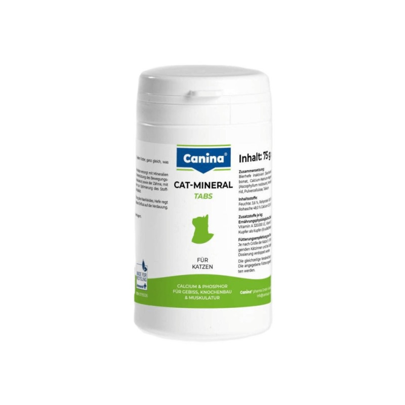 Canina Cat Mineral Tabs вітаміни з мінералами для котів, 150 табл