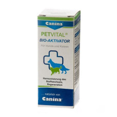 Canina Petvital Bio-Aktivator вітаміни з амінокислотами для зміцнення імунітету у котів та собак 20 мл