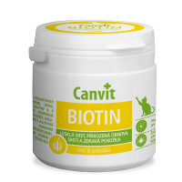 Canvit Biotin Cat вітаміни для здоров'я шкіри та вовни у котів 100 гр